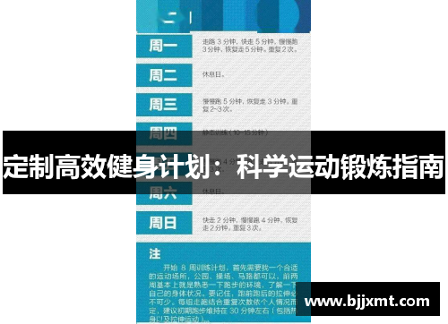 定制高效健身计划：科学运动锻炼指南