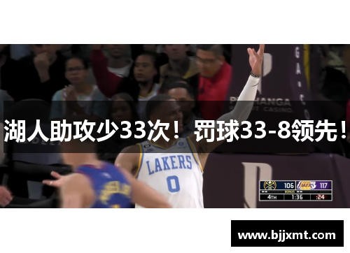 湖人助攻少33次！罚球33-8领先！